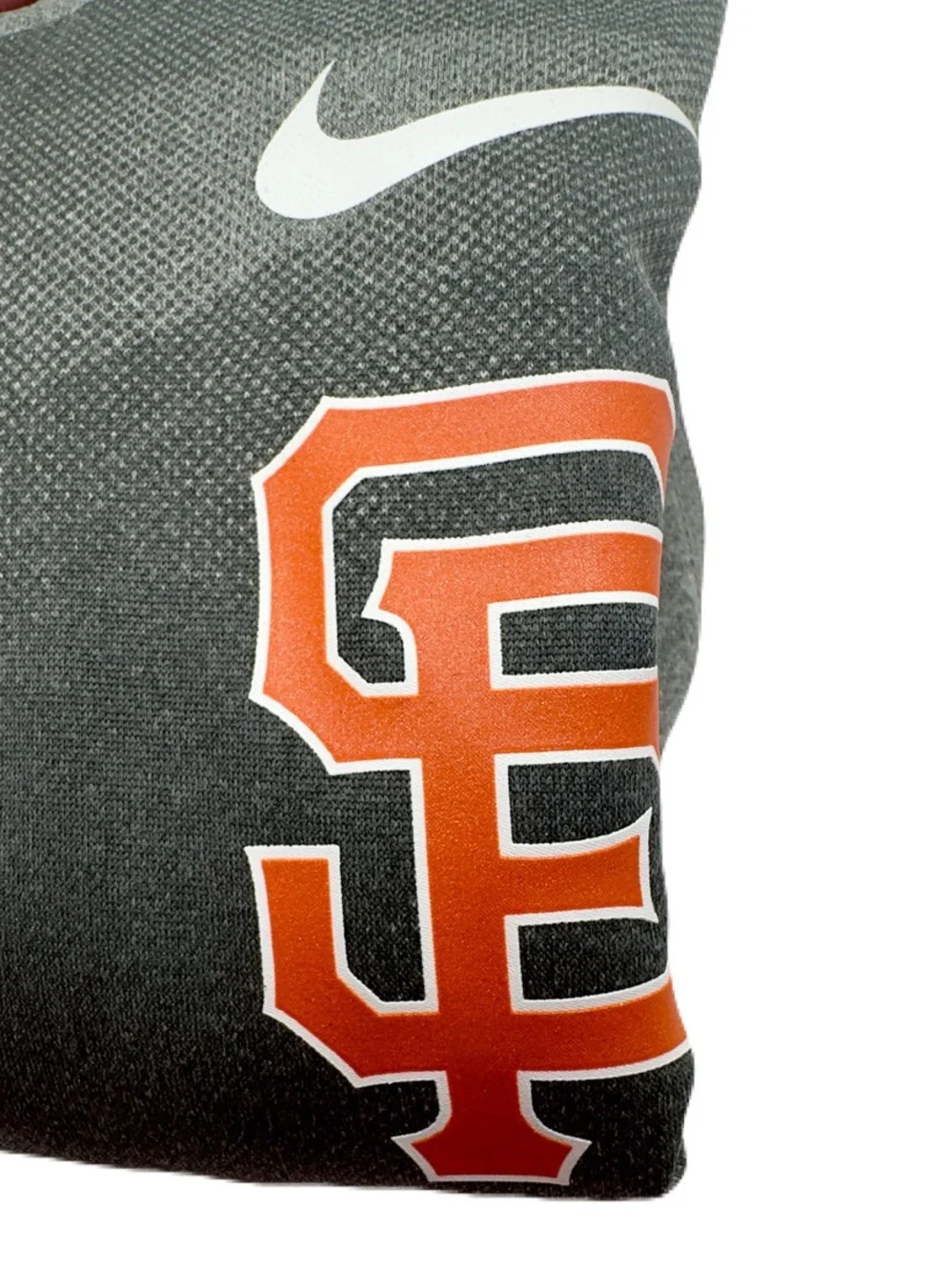 NIKE Mens San Francisco Giants Gray Hooded Pullover Sweatshirt, Size Medium EUC!